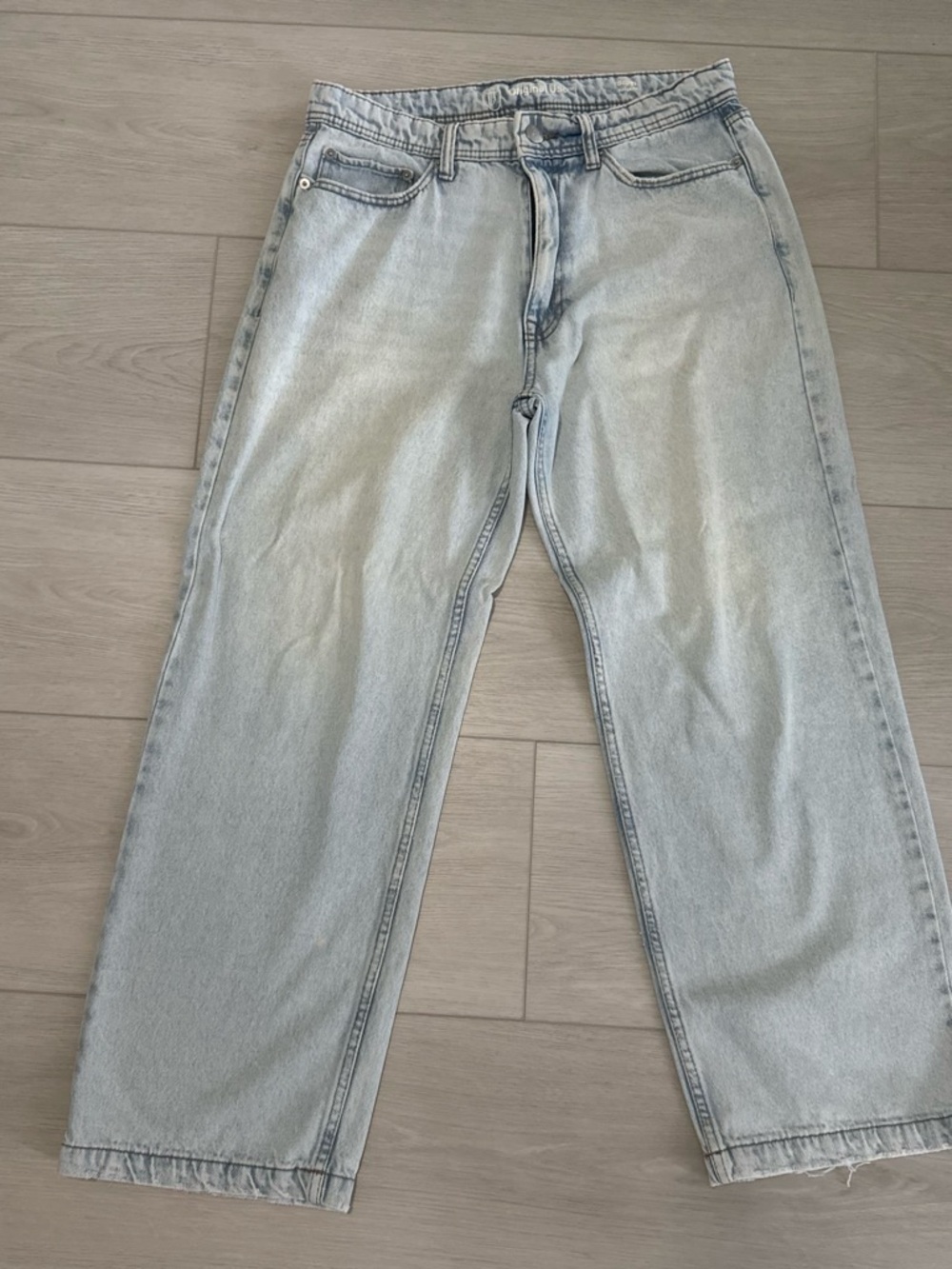 Original Use Light Wash Relaxed Men's Jeans